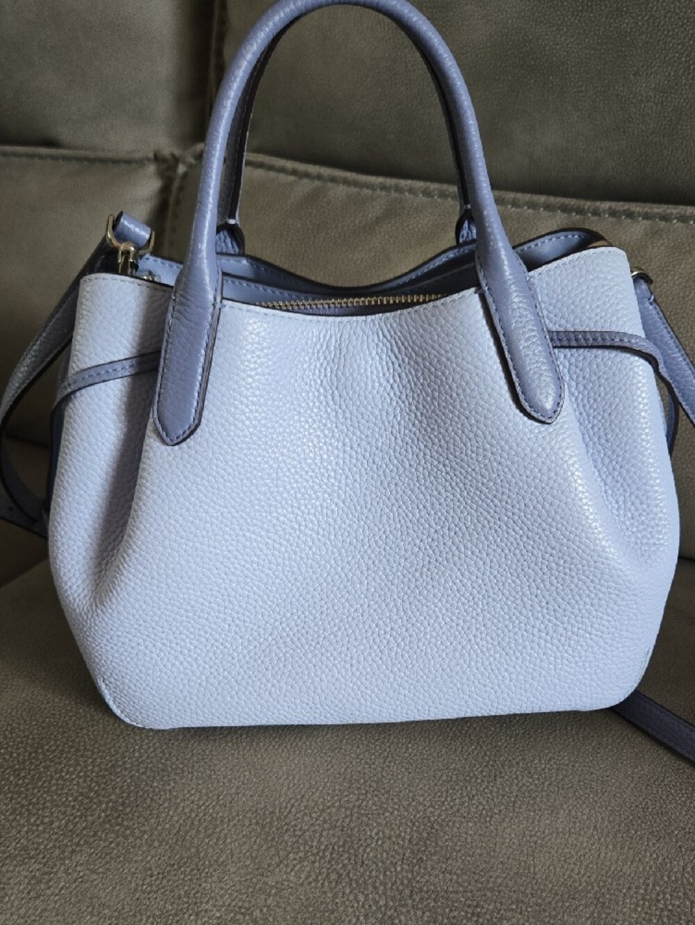 Kate Spade Small Dumpling Handbag, Periwinkle Blue, Multi-toned - Picture 3 of 13